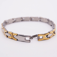 Parure bijoux acier inoxydable maillons torsadés entrelacés, classique quotidien pour dropshippers
