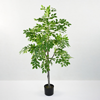 Lebendiger Künstlicher Rosenblattbaum im Topf Großhandel für Einkaufszentren Brautläden Ausstellungsstände Wohnraumdekoration