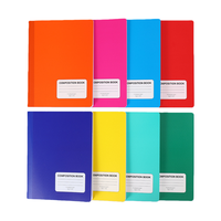 Cahier de composition de 100 feuilles, journal d'écriture, carnet avec papier ligné ou quadrillé, fournitures scolaires pour les étudiants