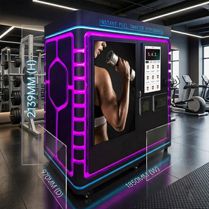 Máquina Expendedora de Batidos de Proteínas, Dispensador de Proteína en Polvo para Aumentar Masa Muscular con Kiosco de Pedidos y Pagos de Autoservicio - Product Image 1