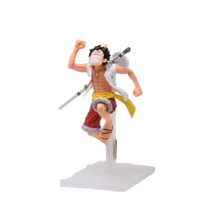 Produits les plus vendus 2025 Vente en gros OEM Pvc Vinyle Pu Ace Jouets Action Figure Luffy <span class=keywords><strong>Manga</strong></span> Ace Anime Figure Sabo Chapeau de paille Pirates - Product Image 1