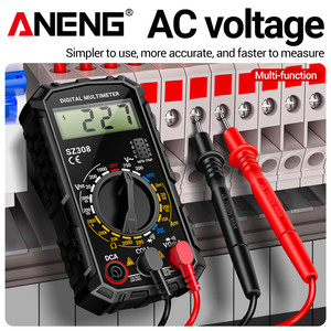 ANENG SZ308 dijital multimetre 1999 sayma yüksek hassasiyetli <span class=keywords><strong>AC</strong></span> DC <span class=keywords><strong>Tester</strong></span> için gerilim akım direnci çok fonksiyonlu aracı - Product Image 5