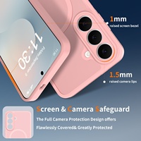 Coque de téléphone magnétique mate douce pour la peau 2026 pour Samsung Galaxy S26 Ultra S26 FE S25 Ultra, découpes précises, coque arrière antichoc
