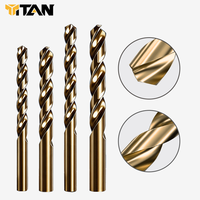 Forets hélicoïdaux à tige droite en cobalt M35 pour l'acier inoxydable, diamètre de coupe 9,1-10,0 mm, longueur extra-longue 300 mm