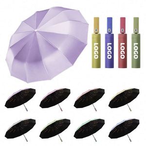 Parapluie transparent imperméable de style américain, entièrement automatique, en forme de bouteille de vin, pour femmes et pour la modestie - Product Image 3