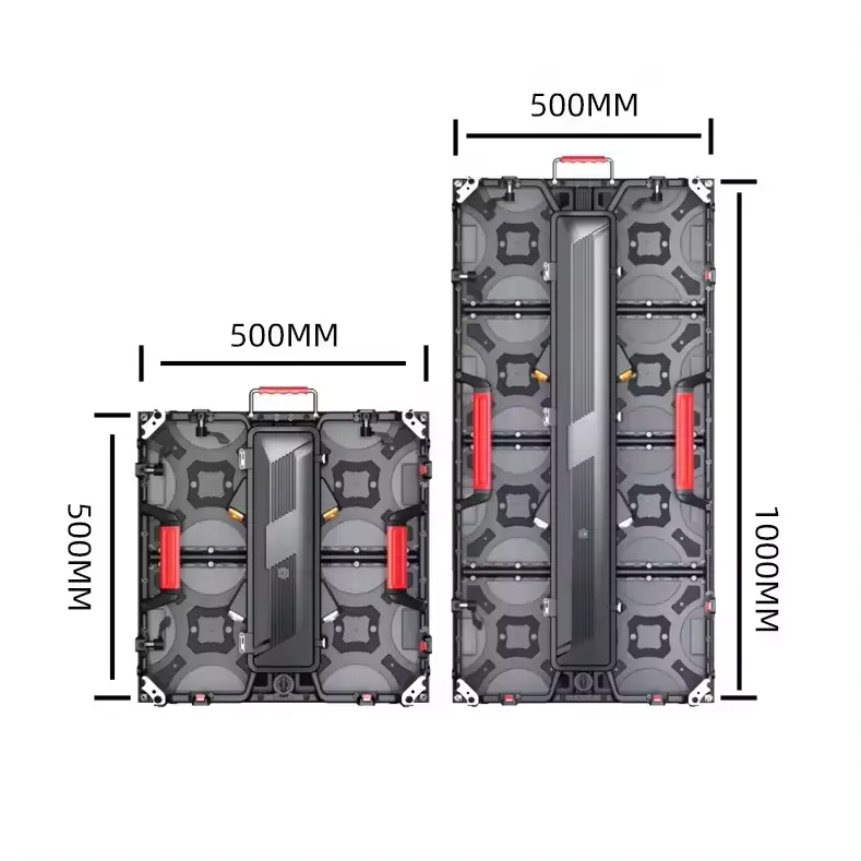 Turnkey panel dinding Video Led 3D, sambungan tanpa kelim Display Led sewa untuk pameran mode