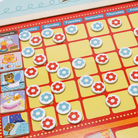 En gros Bébé En Bois Récompense Comportement Étoile Graphique Jeu De Société Éducatif Précoce Développer De Bonnes Habitudes Jouets Pour Garçons Et Filles