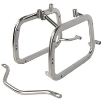 Porte-bagages latéral durable pour moto, en acier au carbone, étanche, pour modification