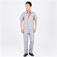 Uniforme de Trabajo para Hombre, Overol Mecánico, Ropa de Trabajo Transpirable, Reflectante, de Poliamida, Chaqueta y Pantalones de Seguridad para la Construcción