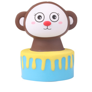 Monkey Shape Pu Fidget Toy Slow <b>Rebound</b> Stress Relief For Kids 5 To 7 Years Unisex - Product Image 5