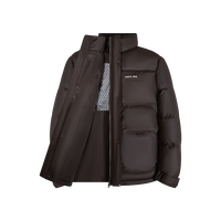 Blouson matelassé à capuche de luxe pour femmes et hommes, imperméable, coupe-vent, respirant, 90% duvet de canard blanc, design profilé, noir brillant