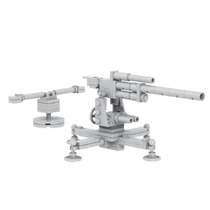 NUEVO Juguete de Bloques de Construcción de Armas de Batalla, Artillería <span class=keywords><strong>Alemana</strong></span> de la Segunda <span class=keywords><strong>Guerra</strong></span> Mundial, Accesorios de Escena Militar MOC para Niños - Product Image 1