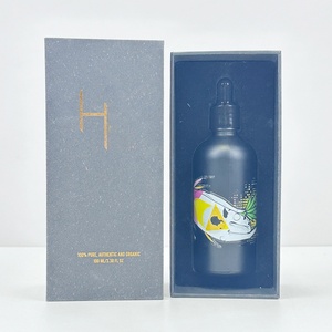 Custom <b>Box</b> Size120ml 60ml 1oz 2oz <b>White</b> Vacuum Emulsion Bottle Plastic Bottle With Black Paper <b>Box</b> Package - Product Image 5