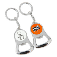 Ouvre-bouteille avec logo personnalisé, vente en gros, promotion, blanc, par sublimation, vente en gros