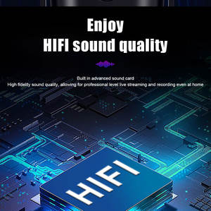 Micrófono de Condensador USB GAM-M12, Nuevo, Adecuado para Grabar Voz <span class=keywords><strong>en</strong></span> Computadoras y Juegos Móviles, Micrófono RGB de Escritorio Fácil de Usar - Product Image 5