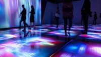 Système de projecteur de dalles de sol interactives numériques pour mariage, intérieur/extérieur, écran vidéo LED, garantie 5 ans