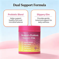 Gummies Probiotiques Ananas Féminines en Gros, Suppléments Herbales Équilibre du pH Vaginal à l'Orme Rouge