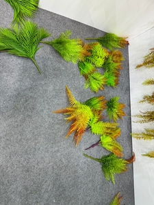Guirlande murale effet naturel, 5 branches, feuilles de saule, herbe verte, branches d'arbres artificiels pour décoration de plafond - Product Image 2