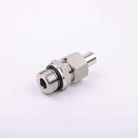 Raccord de soudure droit forgé en acier inoxydable YM industriel, adaptateur mâle SAE haute pression, connecteur à joint torique lisse pour eau et huile