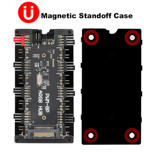 PWM FAN + ARGB LED 2in1 Sync Bộ Điều Khiển Trung Tâm 1 Để 8 Đa Way Splitter 5V 3PIN RGB Cooler Fan Adapter - Product Image 5