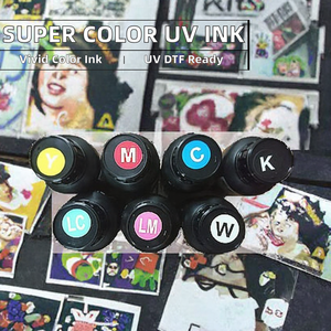 YILEE Super Color Quality Natural 7 Color 1000ml UV pour film de transfert CMYK Blanc Vernis Impression numérique Guangdong YL7506 - Product Image 2