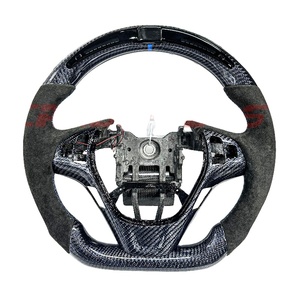 Werks-Bestseller Lenkrad aus perforiertem Leder aus Kohle faser für Hyundai Genesis Coupé-Lenkrad kann angepasst werden - Product Image 1