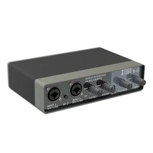 XTUGA 24-Bit/192kHz 2-Channel USB Audio/MIDI <strong>Interface</strong> with Midas Mic Preamplifiers for Studio Recording Audiophile - Product Image 1