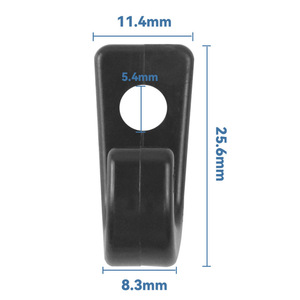LCO-SPORT Boucle en J pour kayak, crochets en plastique noirs, vis, rivets, accessoires de pont de bateau, quincaillerie marine - Product Image 2
