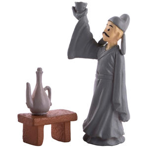 Shiqu adornos absorbentes de agua en piedra de agua bonsai maceta suculenta paisaje decoración pequeños accesorios para simula - Product Image 5