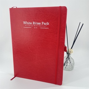 Hot Sale High Quality Low Price Logo Printed Pu Leather Hard Cover Sewing Binding Embossed Design <b>A6</b> Notebook <b>Diary</b> - Product Image 1