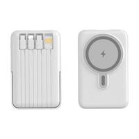 Chargeurs portables universels miniatures et fins sans fil magnétiques Li-Polymère 10000 mAh, batterie externe d'urgence pour téléphone portable