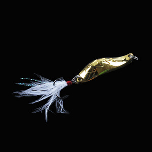 Aohu Spinner Lure Leech Artificial Fishing Lure With <b>Sequins</b> For Bass Freshwater Fishing Tackle Zinc <b>Material</b> - Product Image 3