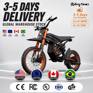Vélo électrique tout-terrain Ridingtimes GT 54 de haute qualité avec cadre en acier au carbone, moteur 250W et batterie lithium amovible, en stock UE, idéal pour la conduite sur sentier - Product Image 1