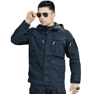 Chaqueta Cortavientos <span class=keywords><strong>Ejecutiva</strong></span>, Uniforme Táctico, <span class=keywords><strong>Ropa</strong></span> de Camuflaje, Chaqueta Versátil con Solapa para Tormentas y Cremallera Vislon - Product Image 4