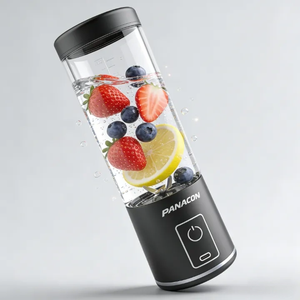 Licuadora Portátil Recargable USB-C de 2000mAh, Trituradora de Hielo de Alta Resistencia, 6 Cuchillas, Libre de BPA, SUS304, ABS, Silenciosa, para Hacer Smoothies en el Auto - Product Image 4