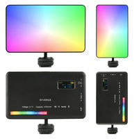 W140RGB 2500K-9000K lampe de photographie à intensité variable LED RGB lumière photographie Kit d'éclairage Studio poche lumière de remplissage
