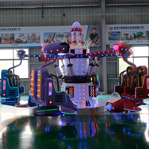 2026 New Amusement Park Ride Playground Space Time Jump Equipment Kiddie Rotating Chair Rides - Product Image 3