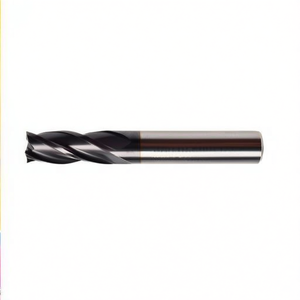 Fresa de carburo sólido estándar Ttake Ta1407, helicoidal de 30 grados, 4 filos, recubrimiento Nano TiAln, corta para acabado de contornos - Product Image 2
