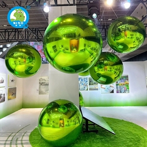 PVC bạc vàng phản quang Inflatable gương bóng cho đám cưới trang trí Giáng sinh triển lãm nghệ thuật quảng cáo khổng lồ <span class=keywords><strong>inflatables</strong></span> - Product Image 2