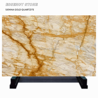 Dalle de quartzite d'or de Sienne, granit beige de Sienne, dalles de marbre d'or araignée de luxe pour comptoir de cuisine, marbre d'or calacatta
