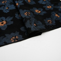 Kain Jacquard Modis KEER TDMG164M Langsung dari Pabrik, Fitur Memori, Tenun Baru Motif Bunga Katun untuk Pelapis Furnitur 5M