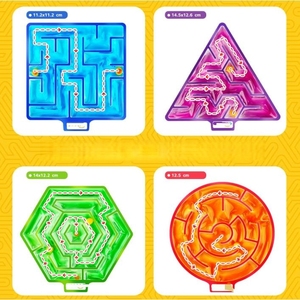 Juguete Sensorial de Plástico, Laberinto Relleno de Goo Colorido y Brillantina, Tubo Blandito Antiestrés para Niños y Adultos - Product Image 2