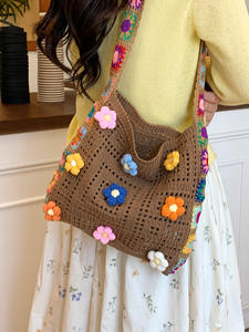 2025สตรีผ้าทอลายลูกไม้ถักกันน้ำ, สินค้าใหม่กระเป๋าโท้ทสะพายไหล่ทำจากมุกขนาดใหญ่ใส่ฤดูร้อน - Product Image 6