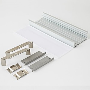 10035a chất lượng tốt 100mm rộng lõm dày hơn dẫn nhôm đùn hồ sơ cho tản nhiệt của công suất cao dẫn ánh sáng - Product Image 2