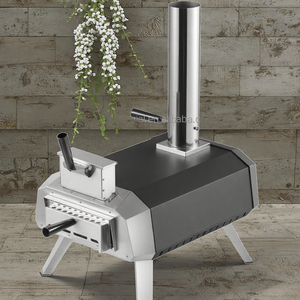 <span class=keywords><strong>Horno</strong></span> <span class=keywords><strong>de</strong></span> Gas <span class=keywords><strong>de</strong></span> 13 pulgadas para el hogar, Pizza, pellets <span class=keywords><strong>de</strong></span> madera horneada, carbón, fuego, vidrio <span class=keywords><strong>de</strong></span> acero inoxidable, función <span class=keywords><strong>de</strong></span> barbacoa individual para el hogar y el Hotel al aire libre - Product Image 3