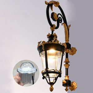 <span class=keywords><strong>Luminaire</strong></span> mural d'<span class=keywords><strong>extérieur</strong></span> de conception italienne Applique murale de jardin IP65 étanche en aluminium noir pour jardin et cour - Product Image 1