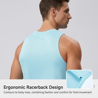 Canotta Senza Maniche di Alta Qualità, Asciugatura Rapida, Traspirante, per Palestra e Corsa, Design Personalizzato OEM ODM con Logo Stampato, Unisex