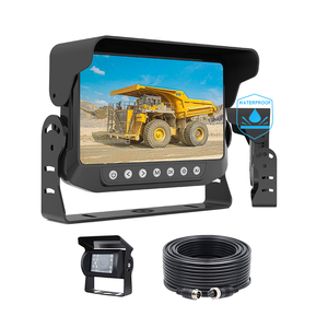 Sistema de Cámara Impermeable para Camiones <span class=keywords><strong>Viracle</strong></span> VM-708, Kit de Monitor para Automóvil, Visión Nocturna Sony, Vista de 360 Grados, Cámara Frontal AHD de 7.0 Pulgadas y 1080P - Product Image 4