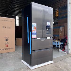 Refrigerador de 628L con Puerta Francesa y Dispensador de Agua - Refrigeración por Aire, Sin Escarcha, Acero Inoxidable, 4 Puertas, Gran Capacidad para el Hogar - Product Image 1