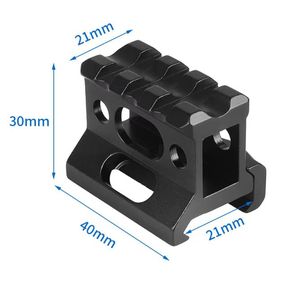 Riser Bracket Scope 20mm Bracket Mount Guide surélevé pour lampe de poche <span class=keywords><strong>Optique</strong></span> Laser Monté Accessoires de chasse - Product Image 2